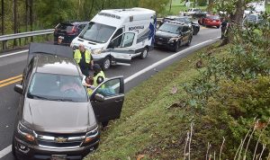 Two-vehicle accident near Arnettsville